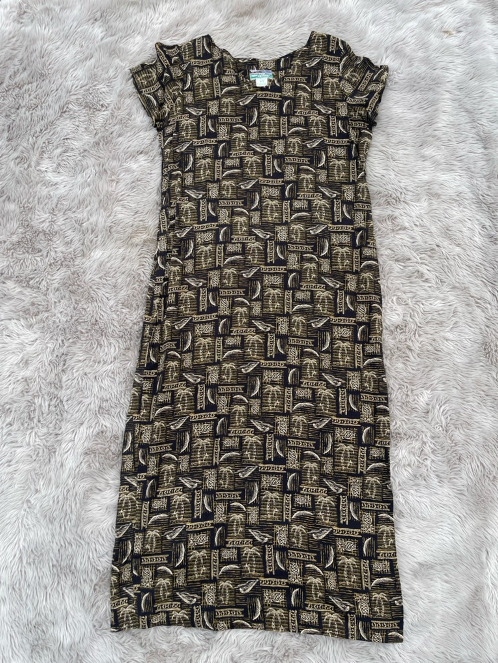 Reyn Spooner Black Hawaiian Women’s Dress Xs Floral